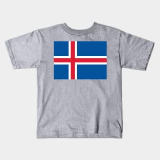 Flag of Iceland Kids T-Shirt